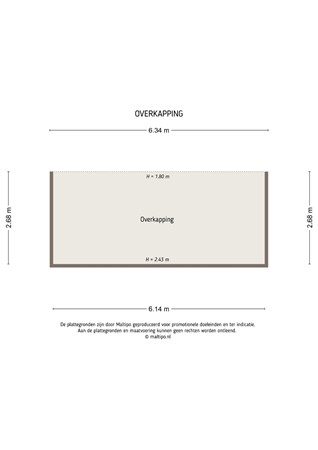 Floorplan - Doctor A. Kuyperweg 4A, 4153 XB Beesd
